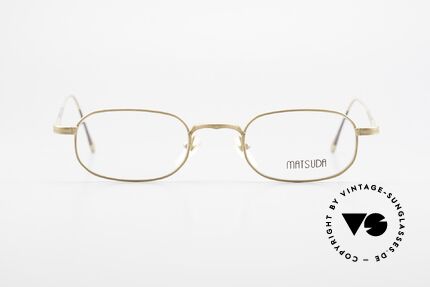 Matsuda 10108 Herrenbrille 90er High End, unglaublich hochwertige Fassung mit Liebe zum Detail, Passend für Herren
