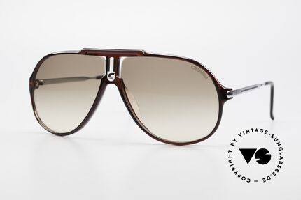 Carrera 5590 3 Sets Auswechselbare Gläser, einfach geniale 80er vintage Sonnenbrille von Carrera, Passend für Herren