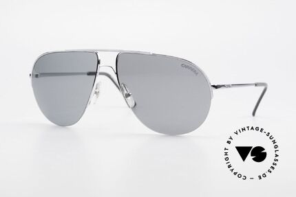 Carrera 5589 80er Aviator Sonnenbrille L, hochwertige Carrera 80er J. Designersonnenbrille, Passend für Herren