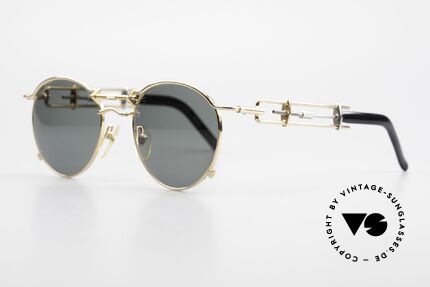 Jean Paul Gaultier 56-0174 Steampunk Sonnenbrille 2Pac, Kultobjekt, auch gerne als 'Steampunk-Brille' bezeichnet, Passend für Herren und Damen