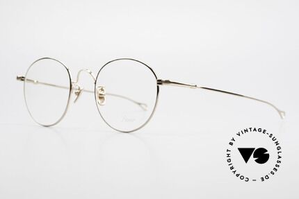 Lunor V 111 Stilvolle Pantobrille Vergoldet, Modell V111: vergoldete (GP) Pantobrille für Herren, Passend für Herren