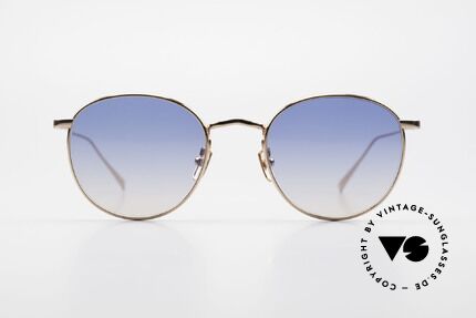 Lunor M9 Mod 01 RG Titan Sonnenbrille Rosegold, ohne große Logos; stattdessen mit zeitloser Eleganz, Passend für Herren und Damen