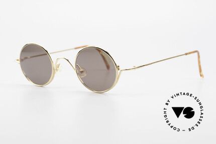 Carrera 5566 Runde Vintage Sonnenbrille, sehr stabil & angenehm zu tragen (nur 16g leicht), Passend für Herren und Damen