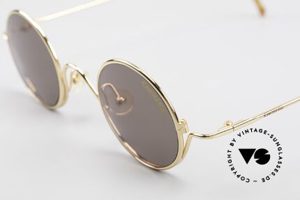 Carrera 5566 Runde Vintage Sonnenbrille, high-end Carrera Ultrasight Gläser; 100% UV Schutz, Passend für Herren und Damen