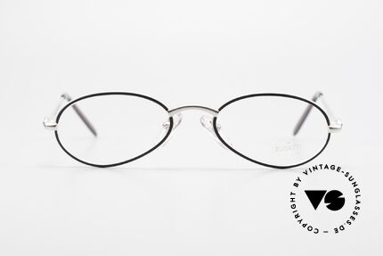 Bugatti 22431 Kleine 90er Vintage Brille, circa Mitte der 1990er in Frankreich produziert, Passend für Herren und Damen