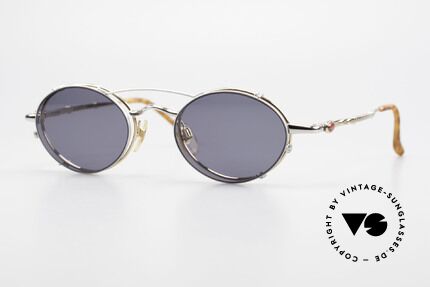 Bugatti 29508 Vintage Brille Mit Sonnen Clip, klassische BUGATTI Fassung von circa 1996, Passend für Herren