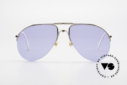 Aigner EA2 Echt 80er Vintage Sonnenbrille, nobel modifizierte Pilotenform im eleganten Farbton, Passend für Herren und Damen