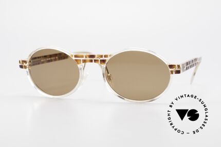 Cazal 510 Limitierte Ovale Vintage Cazal, seltene vintage Brille der Cazal Crystal 500er Serie, Passend für Herren und Damen