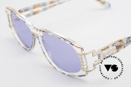 Cazal 372 Seltene HipHop Sonnenbrille, wahre Designer-Brille vom großen CAri ZALloni (CAZAL), Passend für Herren und Damen