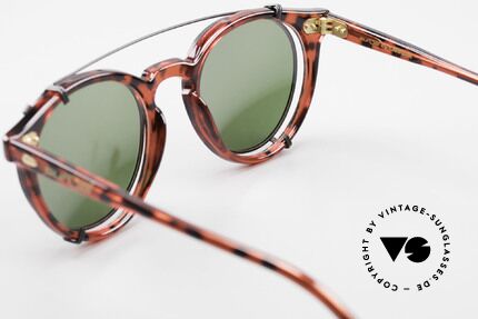 Carrera 5256 Clip Vintage Panto Brille Clip On, relativ schmaler Rahmen; daher eher ein Unisex-Modell, Passend für Herren und Damen