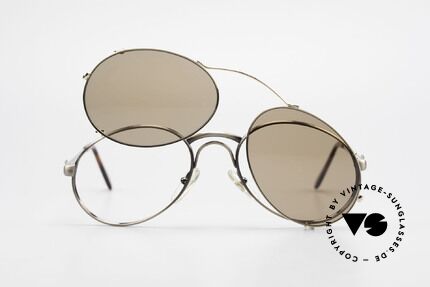 Bugatti 03323 80er Herrenbrille mit Clip On, KEINE RETROmode; sondern ein altes 80er ORIGINAL, Passend für Herren