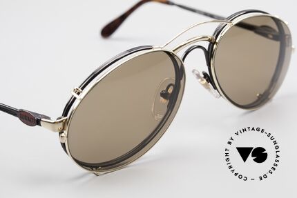 Bugatti 03326 80er Sonnenbrille Clip On Men, ungetragen (wie alle unsere vintage Bugatti Modelle), Passend für Herren