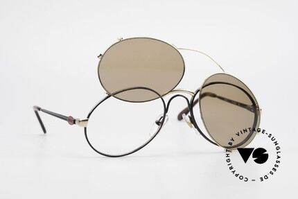Bugatti 03326 80er Sonnenbrille Clip On Men, KEINE RETROmode; sondern ein altes 80er ORIGINAL, Passend für Herren