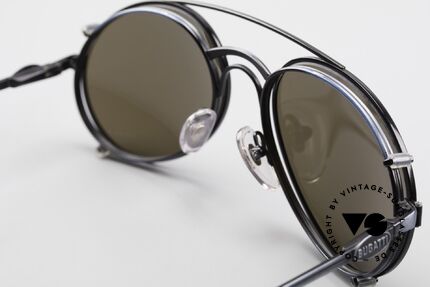 Bugatti 03328 Herrensonnenbrille Clip On, daher auf 349€ reduziert: Fotos d. Rückseite beachten!, Passend für Herren