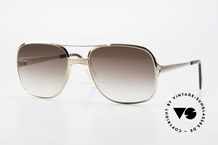 Metzler 0772 Old School Vintage Brille 80er, original METZLER Sonnenbrille aus den 80ern, Passend für Herren