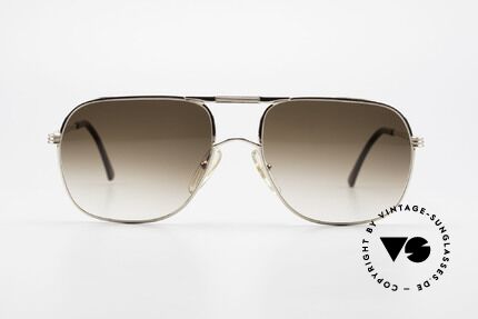 Christian Dior 2443 80er Monsieur Sonnenbrille, luxuriöser Metallrahmen mit braunen Verlaufsgläsern, Passend für Herren