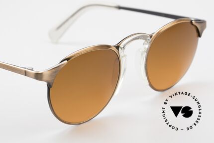Jean Paul Gaultier 57-0174 90er JPG Panto Sonnenbrille, KEINE Retrobrille, sondern ein Original von 1997, Passend für Herren