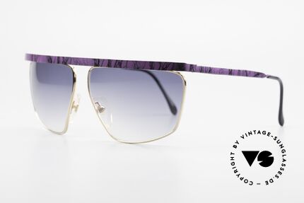 Casanova CN7 Vergoldete Luxus Sonnenbrille, zudem mit Sonnengläsern in blau-Verlauf; 100% UV, Passend für Herren und Damen