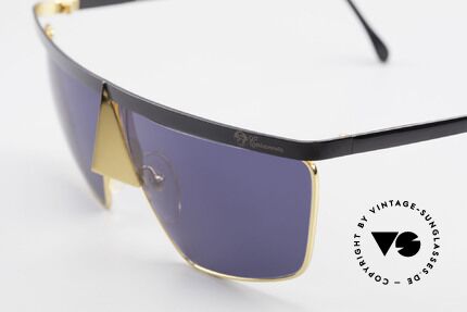 Casanova FC10 24kt Nasenbrille Sonnenbrille, das Rahmendesign ist ähnlich der Karnevalsmasken, Passend für Herren und Damen