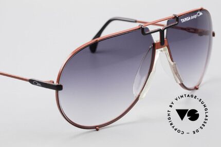 Cazal 901 Targa Design XL Piloten Brille West Germany, seltene rot-schwarze Lackierung, color 330, Passend für Herren