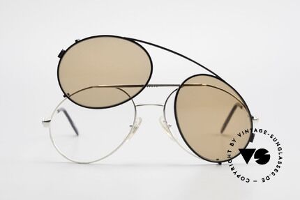 Bugatti 65996 Vintage Brille Mit Sonnenclip, ungetragen (wie alle unsere Bugatti Fassungen), Passend für Herren
