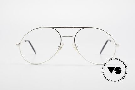 Bugatti 65996 Vintage Brille Mit Sonnenclip, KEINE Retrosonnenbrille; ein Original von 1986, Passend für Herren