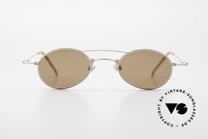 Bugatti 10868 90er Luxus Sonnenbrille Oval, Material und Verarbeitung auf Top-Niveau in Gr. 47°23, Passend für Herren