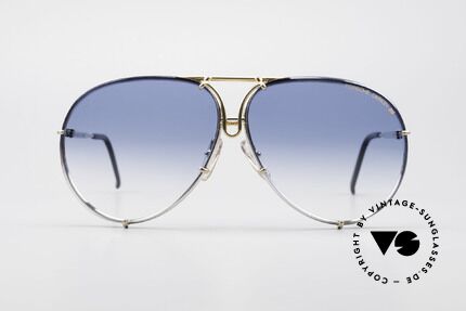Porsche 5623 Unikat Brille 6Fach Verlauf, zudem mit Wechselgläsern in blau-Verlauf; RARITÄT, Passend für Herren und Damen