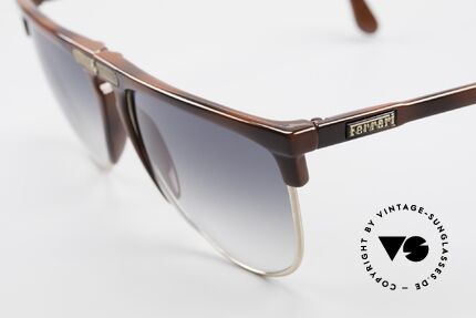 Ferrari F27/S 90er Faltsonnenbrille Karbon, begehrte vintage Brille d. FERRARI FORMULA Serie, Passend für Herren