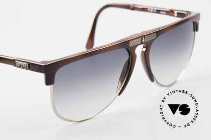 Ferrari F27/S 90er Faltsonnenbrille Karbon, ungetragen (wie alle unsere vintage Sonnenbrillen), Passend für Herren