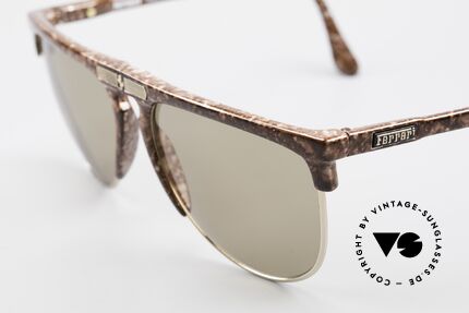 Ferrari F27/S Rare Faltsonnenbrille Karbon, begehrte vintage Brille d. FERRARI FORMULA Serie, Passend für Herren