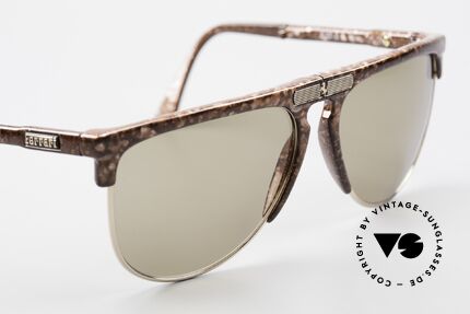 Ferrari F27/S Rare Faltsonnenbrille Karbon, ungetragen (wie alle unsere vintage Sonnenbrillen), Passend für Herren