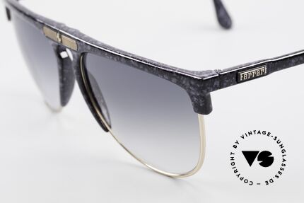 Ferrari F27/S Karbon Faltsonnenbrille, begehrte vintage Brille d. FERRARI FORMULA Serie, Passend für Herren