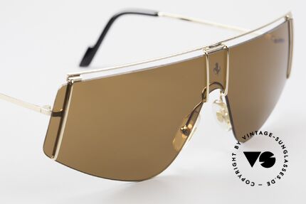 Ferrari F15/S Luxus Sport Sonnenbrille 90er, ungetragen (wie alle unsere Ferrari Brillen), Passend für Herren und Damen