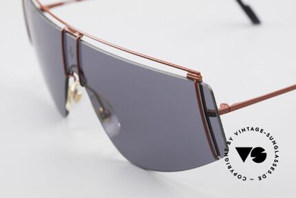 Ferrari F15/S 90er Luxus Sport Sonnenbrille, feinste Qualität und Materialien aus Italien, Passend für Herren und Damen