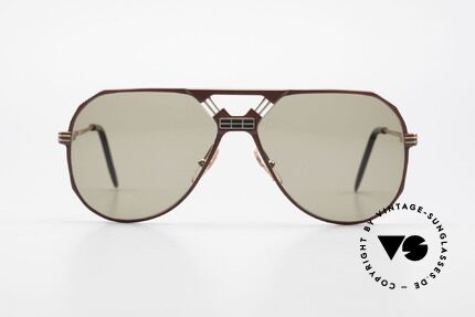 Ferrari F23/S 90er Sport Aviator Brille, ideale Passform durch Federscharniere; Top-Qualität, Passend für Herren