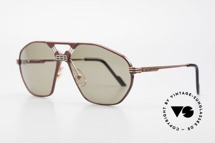 Ferrari F22/S 90er Luxus Sonnenbrille XL, modifizierte "Aviator-Brille" mit Federscharnieren, Passend für Herren