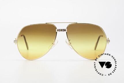 Cartier Vendome Santos - M Unikat Sammler Sonnenbrille, wurde 1983 veröffentlicht & dann bis 1997 produziert, Passend für Herren und Damen