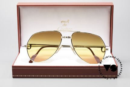 Cartier Vendome Santos - M Unikat Sammler Sonnenbrille, Größe: medium, Passend für Herren und Damen