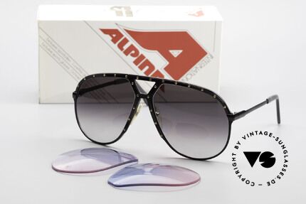 Alpina M1 Lenses Neue Gläser in Baby-Blau Pink, origineller Farbverlauf von (Baby)-Himmelblau zu Pink, Passend für Herren und Damen