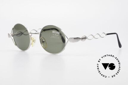 Moschino MM264 Damen Designer Sonnenbrille, Moschino-Kreationen von Persol produziert (90er), Passend für Damen