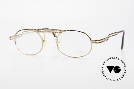Cazal 762 Ovale Vintage Fassung 90er, ovales vintage Brillengestell von Cazal von 1997, Passend für Herren und Damen
