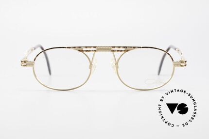 Cazal 762 Ovale Vintage Fassung 90er, sehr eigenständige Rahmenkonstruktion; unique!, Passend für Herren und Damen