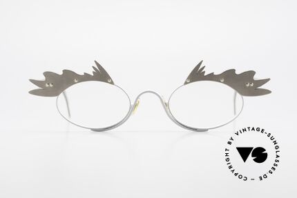 Theo Belgium Karo 90er Vintage Brille Für Damen, 1989 gegründet als GEGENPOL zum üblich 'Mainstream', Passend für Damen