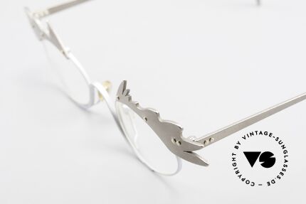 Theo Belgium Karo 90er Vintage Brille Für Damen, sehr kunstvoll und etwas verspielt zugleich, RARITÄT!, Passend für Damen