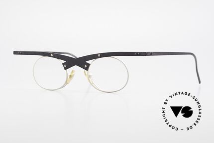 Theo Belgium Hio 11S Verrückte 90er Vintage Brille, verrückte vintage Brille von THEO Belgium der 90er, Passend für Herren und Damen