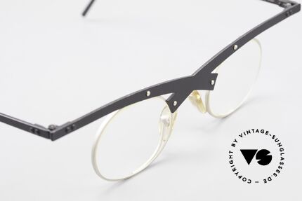 Theo Belgium Hio 11S Verrückte 90er Vintage Brille, ungetragenes Theo-Exemplar für die, die sich trauen, Passend für Herren und Damen
