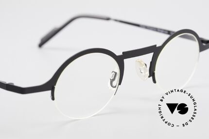 Theo Belgium Triptrio Runde Designer Brillenfassung, sozusagen: vintage Brillenfassung mit Symbol-Charakter, Passend für Herren und Damen