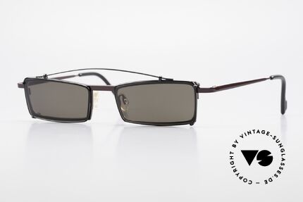 Theo Belgium XXM Clip On Designerbrille Eckig, Theo Belgium: die eigenwilligste Brillenmarke, weltweit, Passend für Herren und Damen