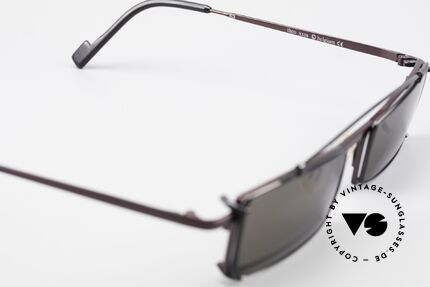 Theo Belgium XXM Clip On Designerbrille Eckig, sozusagen: VINTAGE Sonnenbrille mit Symbol-Charakter, Passend für Herren und Damen